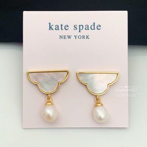 Kate Spade earrings mother of pearl earrings